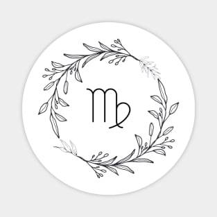 Virgo Sign Magnet